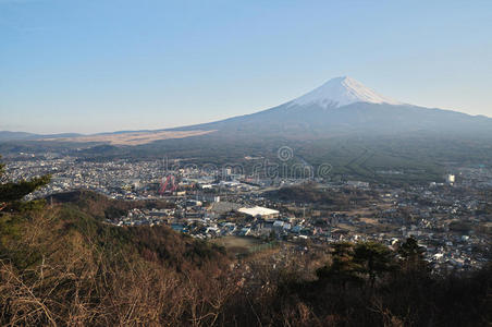 富士山。