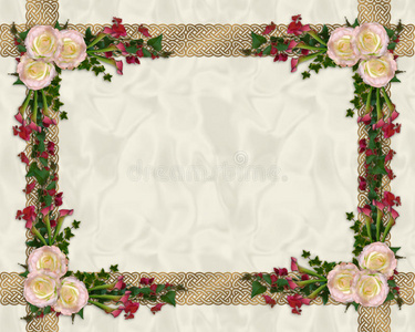 粉红玫瑰异域花边照片