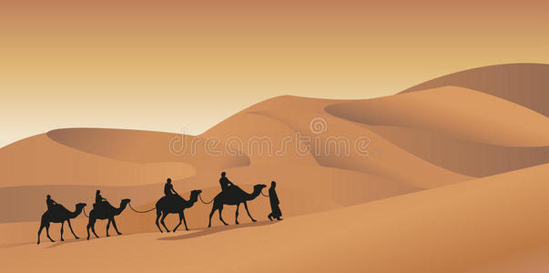 骆驼车队