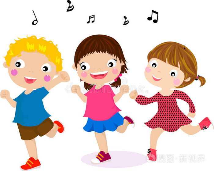 以跳舞的孩子为特色