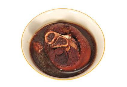 红烧猪蹄传统美食美食图片