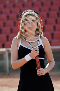 网球女孩。