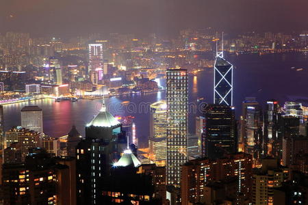 香港美丽的夜景