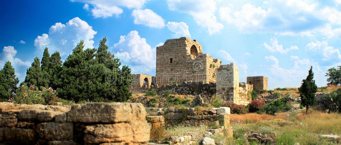 黎巴嫩比布洛斯十字军城堡