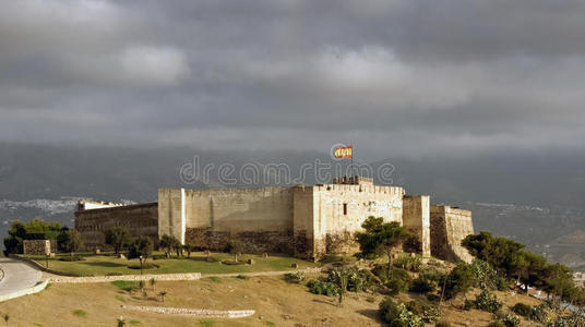 西班牙富恩吉拉索希尔城堡风景区
