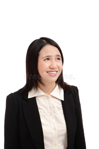亚洲女商人微笑的画像