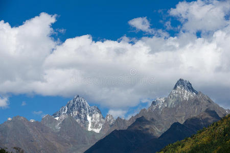 中国四川雪山