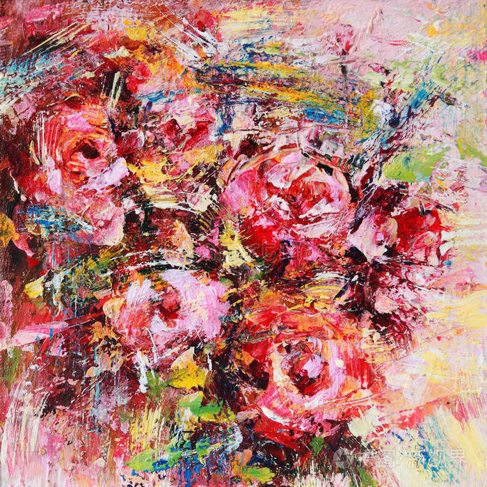 花卉背景-载体纹理载体中的抽象花卉背景花卉装饰8植物的轮廓,矢量