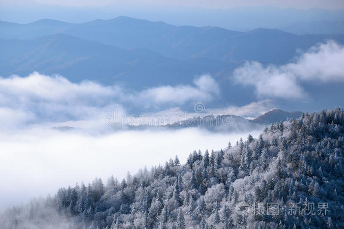 冬天，大烟山