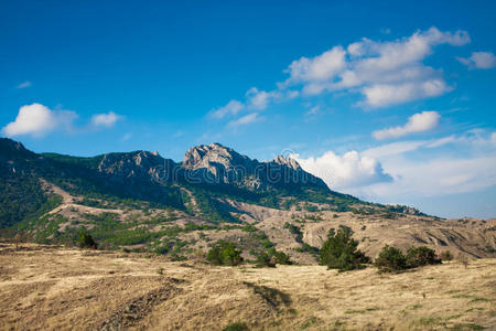 美丽的山景