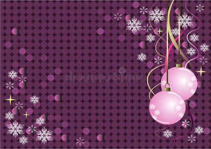 紫罗兰矢量圣诞设计