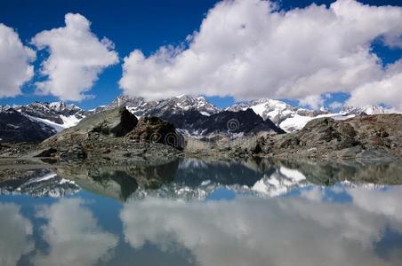 瑞士山地景观