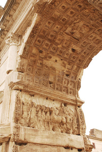 罗马广场提图斯拱门内部