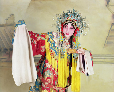 中国戏曲脸谱演员京剧人物漂亮的中国传统戏曲演员戏曲诸漂亮的中国