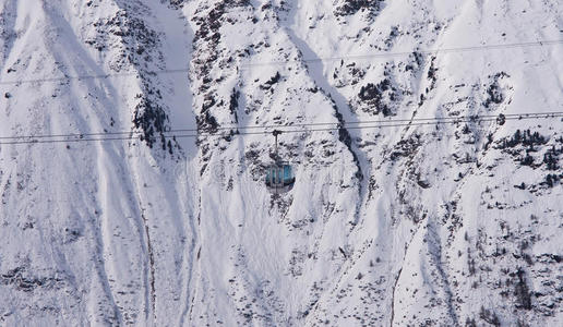 霍尔古尔滑雪场。奥地利
