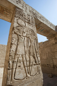 埃及庙宇上的象形雕刻