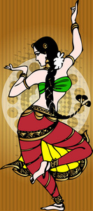 印度女孩跳舞