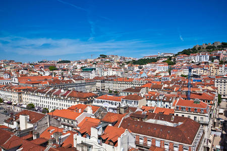 葡萄牙里斯本的屋顶