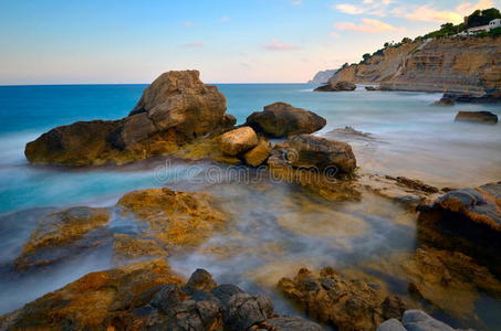 美丽的地中海海岸