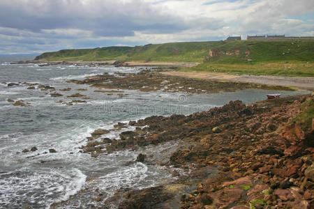 苏格兰岩石海岸