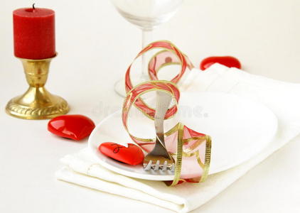 浪漫典雅的餐桌布置图片