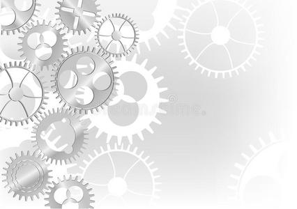 齿轮的灰色灰色齿轮背景图照片