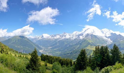 阿尔卑斯山夏蒙尼