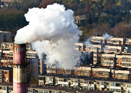 住宅小区烟气与空气污染