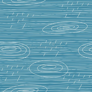矢量雨天无缝背景照片