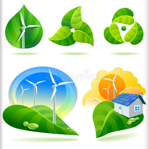 新生物绿色能源图标