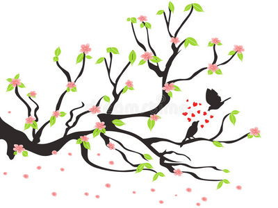 春梅树上的爱鸟