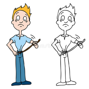 bv腰带勒紧腰带的人照片