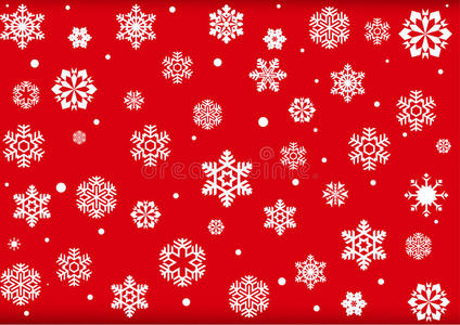 圣诞背景雪花图案照片