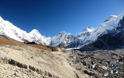 珠穆朗玛峰大本营徒步旅行图片