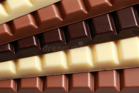 一堆巧克力