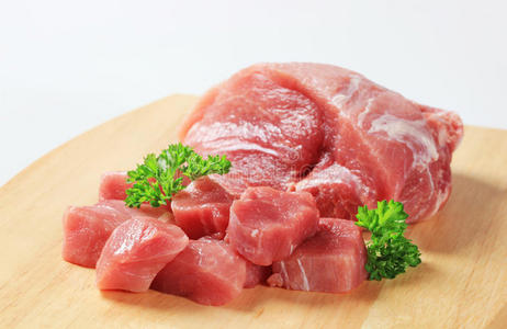 新鲜猪肉照片