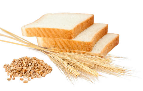 小麦产品和小麦穗