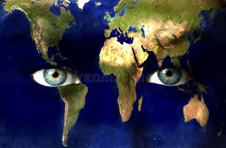 地球与蓝眼睛