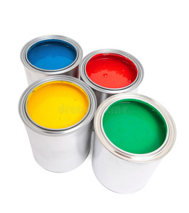水桶 颜色 调色板 油漆 创造力 演播室 金属 液体