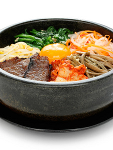 比宾巴，韩国菜