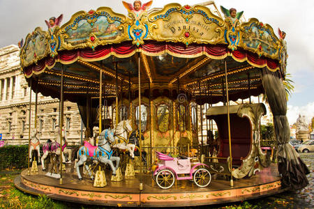 罗马旋转木马照片