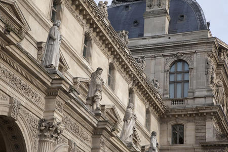 巴黎卢浮宫艺术博物馆图片