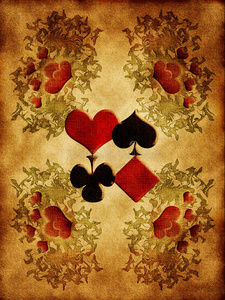 扑克背面扑克牌背面照片