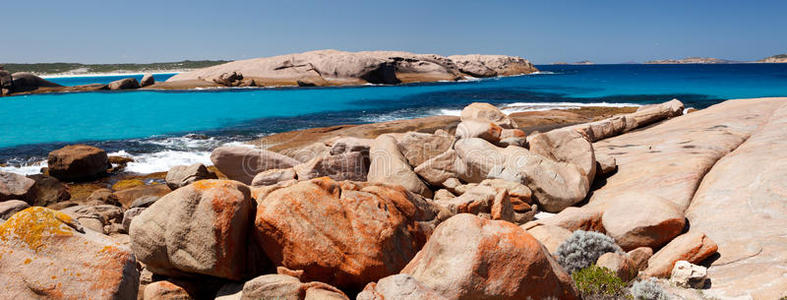 西澳大利亚翠蓝色海滩图片