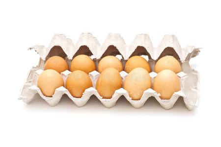 盒装棕色鸡蛋