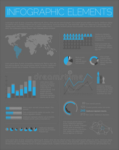 信息图形元素的大向量集
