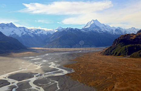 新西兰库克山风景