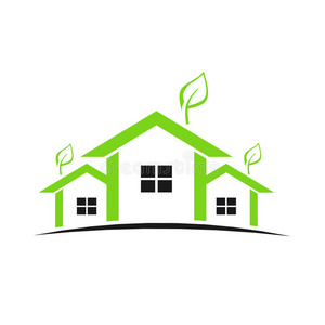 绿房子标志