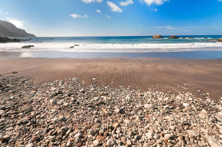 西班牙加那利群岛兰萨洛特海景