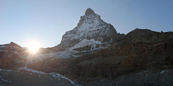 瑞士马特洪峰全景图